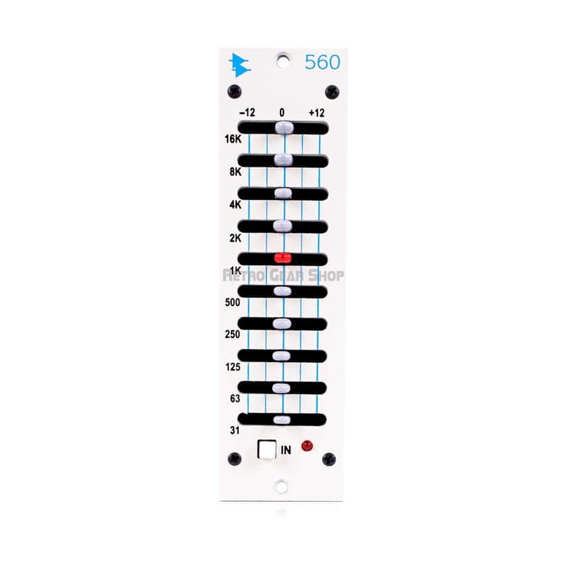 API 560 Special Edition Cream 500 Series 10-Band Graphic EQ Equalizer Module image 1