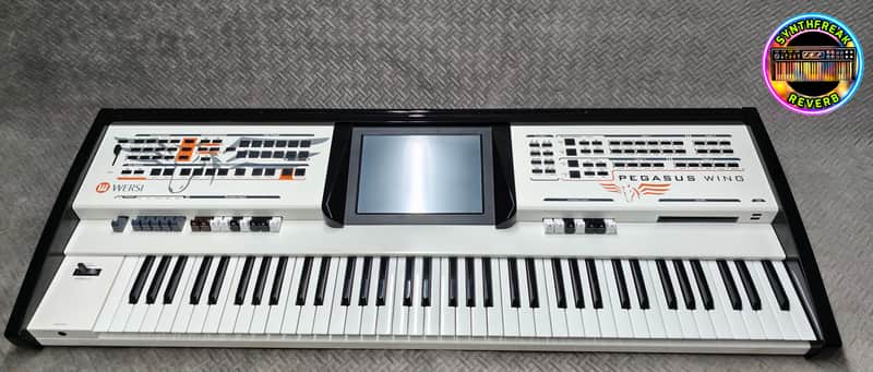 Wersi Pegasus Wing ✅ Professional Arranger Keyboard & Drawbar organ ✅ Classic German Workstation ✅ Cleaned & Fully Checked ✅ 61-Key Performance Keyboard ✅ Worldwide Shipping image 1
