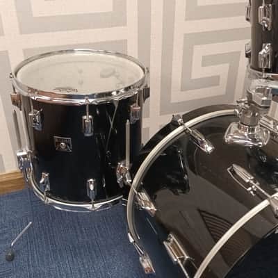 Tama 1980s Imperial Star ‘Mercury 4’ in Jet Black – 20″,12″,14″ image 2