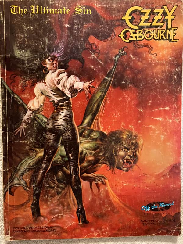 Ozzy Osbourne - The Ultimate Sin - Guitar Tab / Tablature Book
