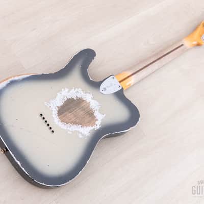 2025 Fender Custom Shop Limited Edition ‘67 Telecaster Custom Super Heavy Relic Inca Silverburst w/ Case, CoA image 12