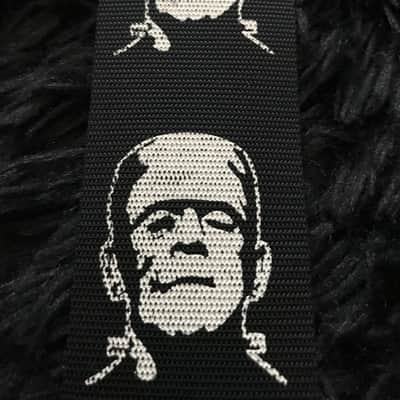 Yak Pak RARE Frankenstein guitar strap 2005 - Black/white image 3