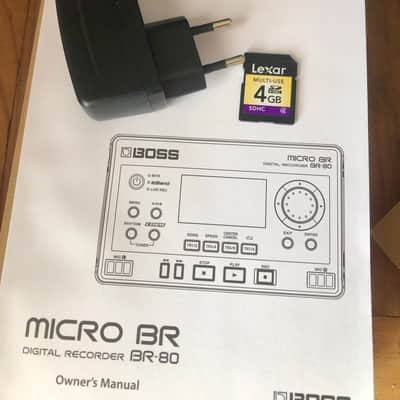 Boss Micro BR-80 Portable Digital Recorder 2010s - Black image 12