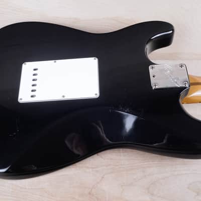 Fender American Standard Stratocaster USA 1995 Black Schecter MonsterTone PUs w/ Bag image 13