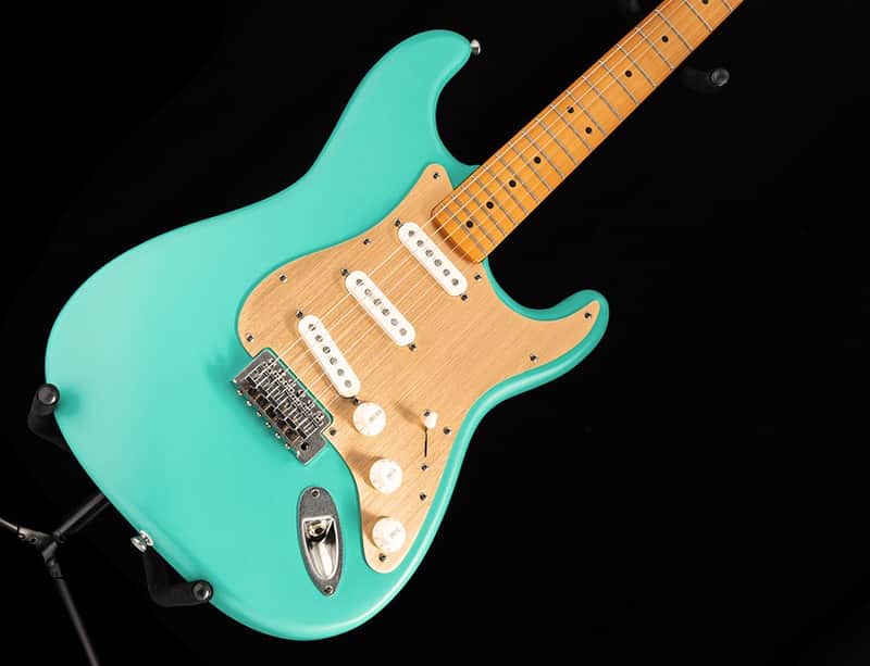 Squier 40th Anniversary, Vintage Edition Stratocaster Satin Seafoam Green image 1