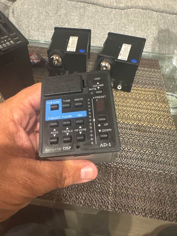 Takamine dsp ad-1 guitar preamp Dsp ad-1 90,s  - Black image 1