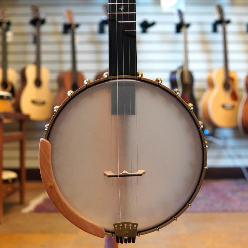 OME USA Jubilee 11" Walnut/Mahogany Open Back Banjo w/Hard Case image 1
