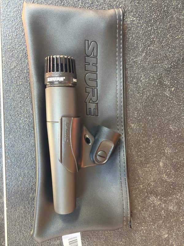 Shure SM57 Cardioid Dynamic Microphone 1984 - Present - Black image 1