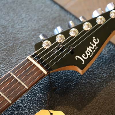 Iconic Guitars Custom Solana Vintage Modern S-Style Guitar Aged Black Relic + OHSC image 10