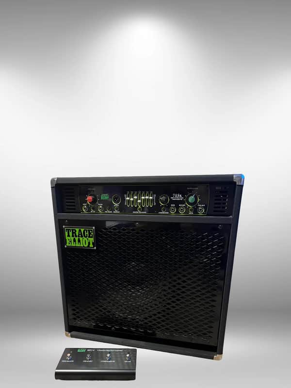 Trace Elliot 715X 500W Bass Combo Amp - Black & Green image 1
