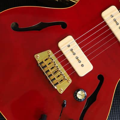 1997 Gibson Blueshawk Semi-Hollow Electric Guitar Cherry Red + OHSC image 4