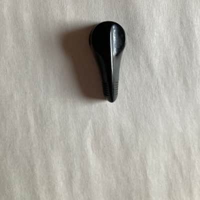 Kay Rotary Selector Knob Tip Chicken 🐔 Beak Silvertone Harmony Vintage 1950s 1960s - Black Dakaware image 1