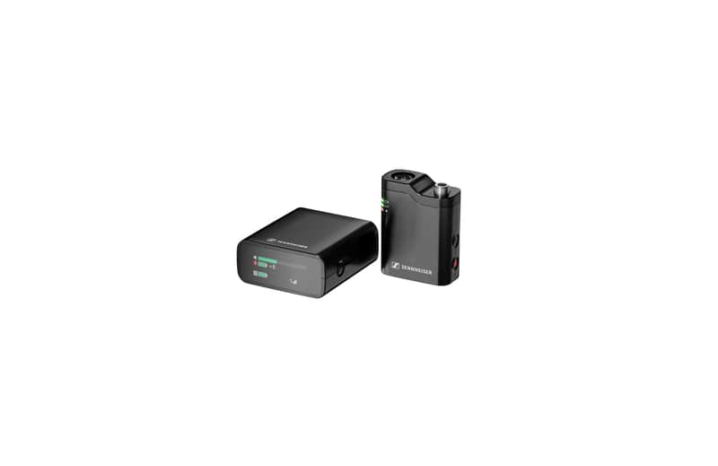 Sennheiser Pro Audio Profile Wireless 1-Channel All-in-One 2.4 GHz Clip-On & Handheld Microphone System | Includes Receiver, Clip-On Microphone Transmitter, Mounting Accessories, and Carrying Pouch image 1