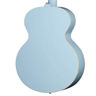 Epiphone J-180 LS Acoustic-Electric Guitar, Frost Blue w/Hard Case image 2