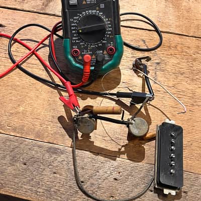 Gibson P90 Complete Harness, Les Paul Jr, SG Junior *ES-125, ES-175, ES-300 1954 - Black Dog Ear Cover image 24