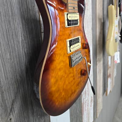 PRS SE Custom 24 with Roasted Maple Fretboard 2019 - Tobacco Sunburst image 4
