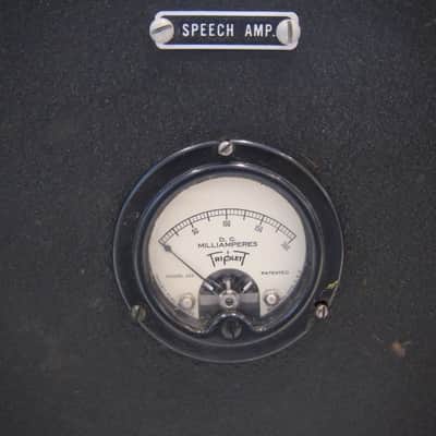 Western Electric Tube Vintage Amp Mono Power Amp Super Rare (2) Raytheon 2A3s Circa-1940s-Black Face Wooden Sides image 9