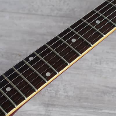 1982 Ibanez Japan AR100 Artist Double Cutaway (Fire Red) image 8