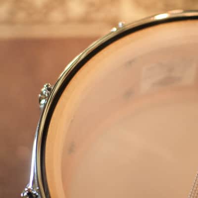 Craviotto 6x14 Private Reserve Curly Maple Ebonized Green Lacquer Snare Drum image 6
