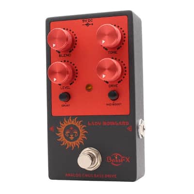 Fanmuzk Lady Rowland Bass Overdrive Pedal Drive Active/Passive Bass True Bypass image 3