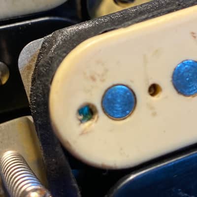 General Vintage Tone  1958 - 1959 PAF Humbucker set for Les Paul holy grail NOS Old greens  Zebra image 8