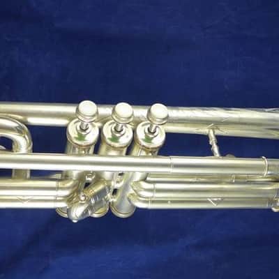 1932 Conn 8A  Slender model in silver plate:  quite rare! image 1