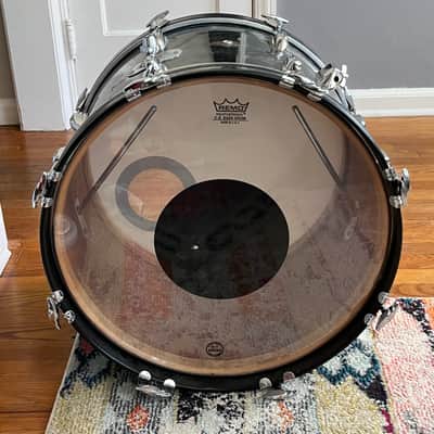 Slingerland Shells 1962 - Black marine pearl image 3