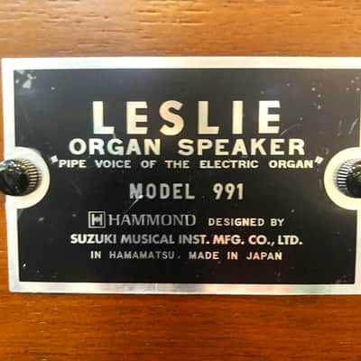 Leslie 991 Speaker-Iconic Walnut Cabinet-New Model w/Factory Warranty! image 5