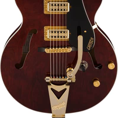 Gretsch Limited Edition Abbey Road Studiomatic Hollow Body with Bigsby and Gold Hardware, Ebony Fingerboard, Classic Walnut Stain image 3