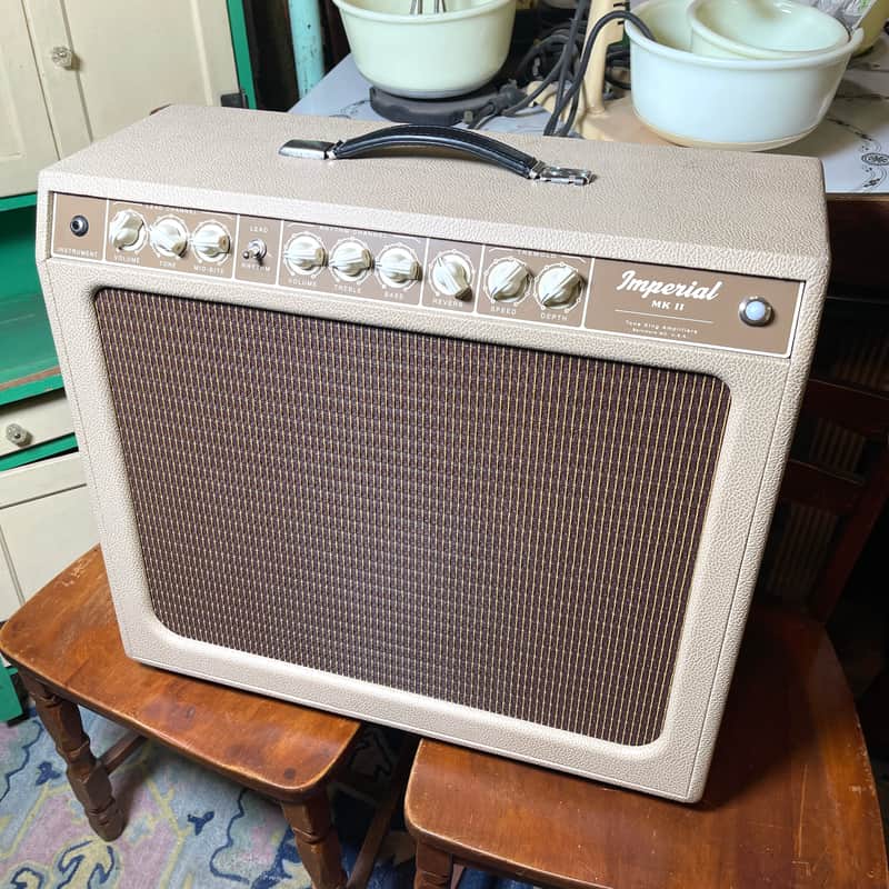 2010s Tone King Imperial Mk II Tan 20w 1x12" Tube Amp Combo w/Attenuator image 1