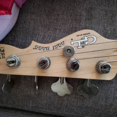 Extremely Rare G&L ASAT Bass Late 90's Blue Burst With Factory Microtonal / Quarter Tone Fretboard image 2