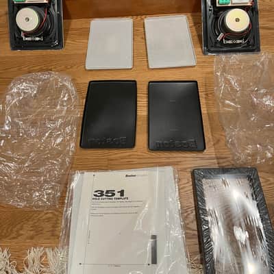 Boston Acoustics 351 in-wall speaker pair, 2001 - White - original owner, original packaging image 2