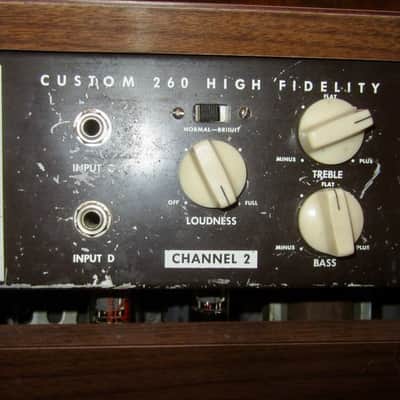 1957 Magnatone Custom 260 2 x 12" Combo Amp Brown image 7