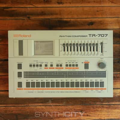 Roland TR-707 Rhythm Composer 1985 - White - Serviced