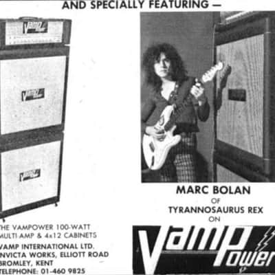 VINTAGE 1971 VAMP 4 X 12 - HIWATT FANE LOADED - BASKETWEAVE GRILL - RARE! - GOOD CONDITION - MADE IN THE UK image 4