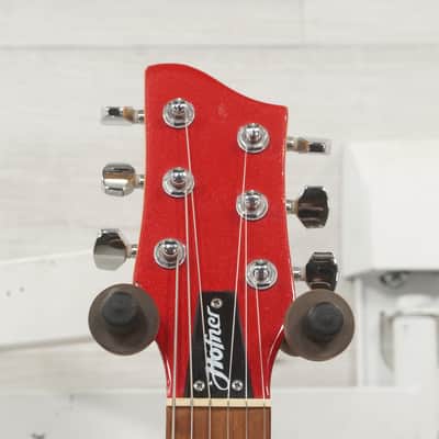Hofner Shorty Electric Guitar - Red image 9