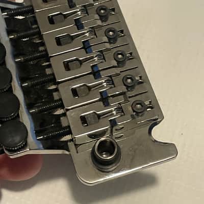 2000's Schaller Original Made in Germany Cosmo/Black Chrome Floyd Rose Electric Guitar Tremolo Bridge & Arm Set image 24