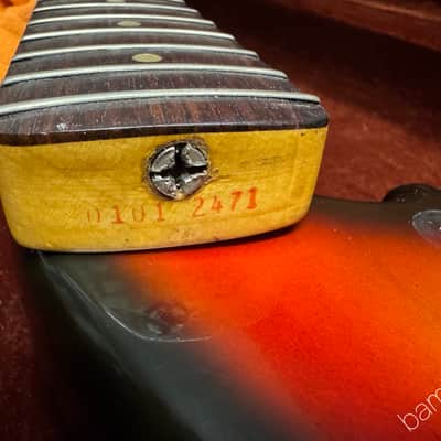 1977 Fender Precision Bass - Sunburst with Rosewood Fretboard - OHSC image 16