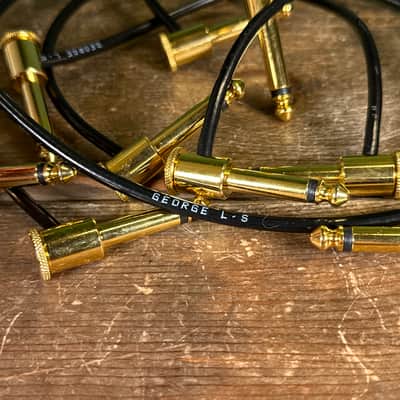 George L's Patch Cables Black/Gold image 3