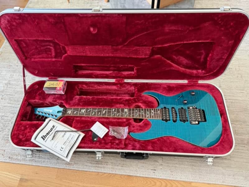Ibanez RG8570Z-CRA J. Custom with Rosewood Fretboard - Chrysocolla image 1
