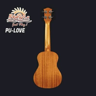 PukanaLa Model LOVE-C Concert Ukulele with Sapele Mahogany Top, Back and Sides image 3