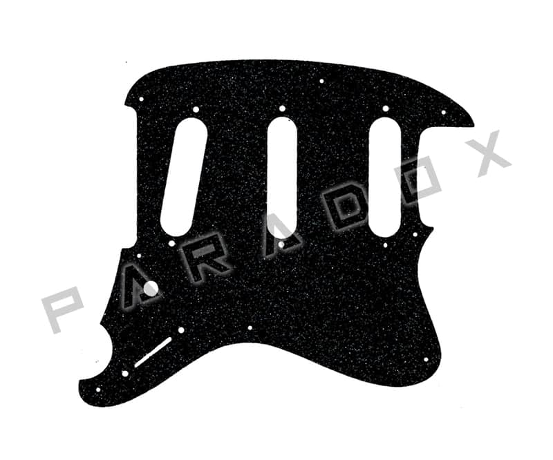 Custom Pickguard For 2023 - 2024 Made in Japan Ibanez ICHI00-VWH Ichika Signature - Black Sparkle Acrylic .112" image 1