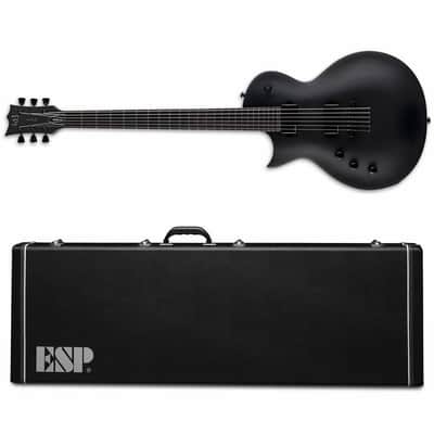 ESP LTD EC-1000 BARITONE  LH B Charcoal Metallic Satin CHMS Left Handed Electric Guitar - BRAND NEW + ESP HARD CASE image 1