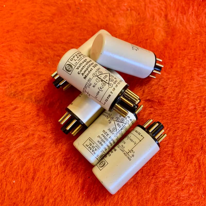 Opamp labs Model 326 VCA module c 1970 voltage controlled amplifier discrete analog compressor limit image 1