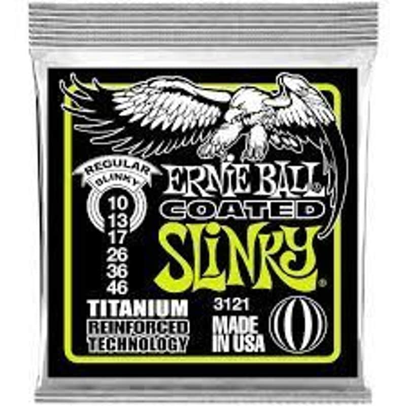 Ernie Ball P03121 Regular Slinky RPS Coated Titanium Electric Guitar Strings 10-46 image 1