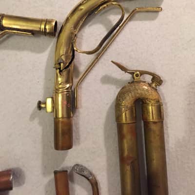 Used Sousaphone Necks, Bits, Braces, Tuning Slide, Mouthpiece Great Condition image 6