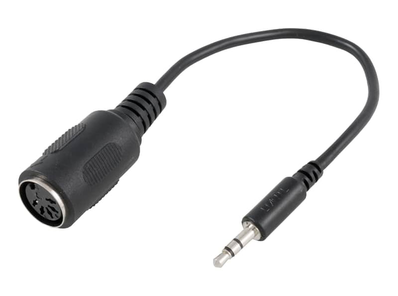 LMNTL 3.5mm TRS to MIDI 5-Pin Female Adapter - 15cm (Type B) image 1