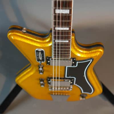 Eastwood Airline Jetsons '59 2P Gold Metal Flake w/Case (2013) - Used image 4