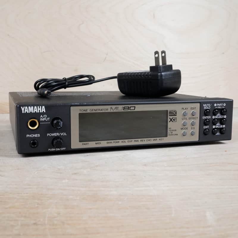 Yamaha MU80 Tone Generator Sound Module w/ Power Supply image 1