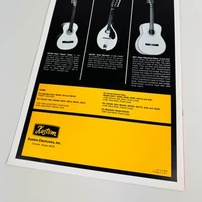 Goya "The World's Finest Guitars" Catalog 1971 image 2
